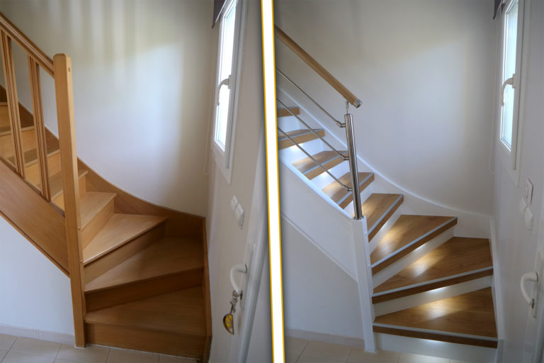 renovation escaliers avant apres rnov escalier bois bruit craquement grincement