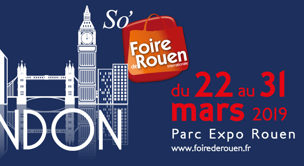Lire la suite à propos de l’article [INVITATIONS] Retrouvez-nous à la Foire de Rouen du 22 au 31 mars 2019 !