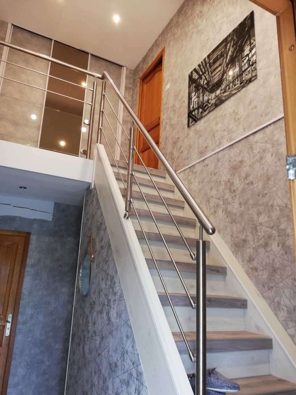 Chantier du mois : rénovation complète d'un escalier avec garde-corps ...