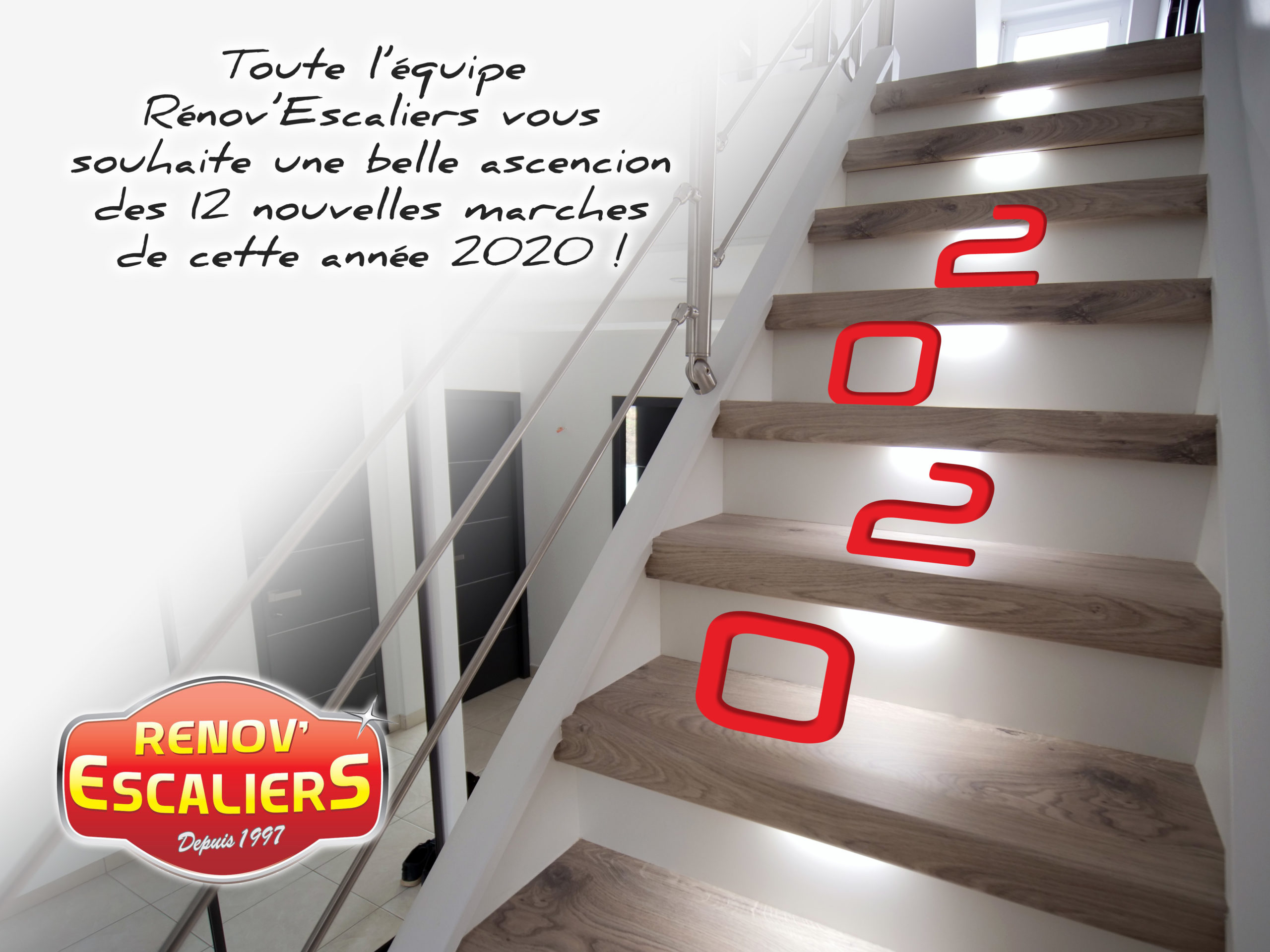 Lire la suite à propos de l’article Renov’Escaliers vous souhaite une belle année 2020 !