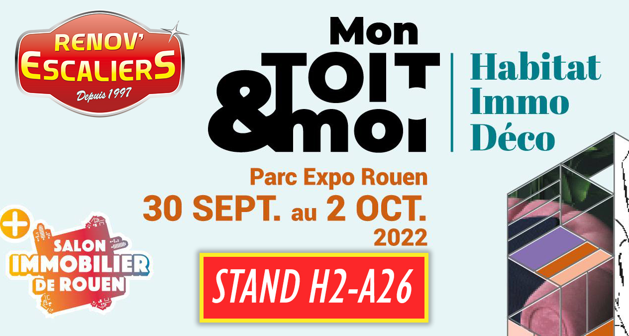 Lire la suite à propos de l’article Venez nous rencontrer à Rouen sur le salon « Mon Toit & Moi » du 30 septembre au 2 octobre 2022 !